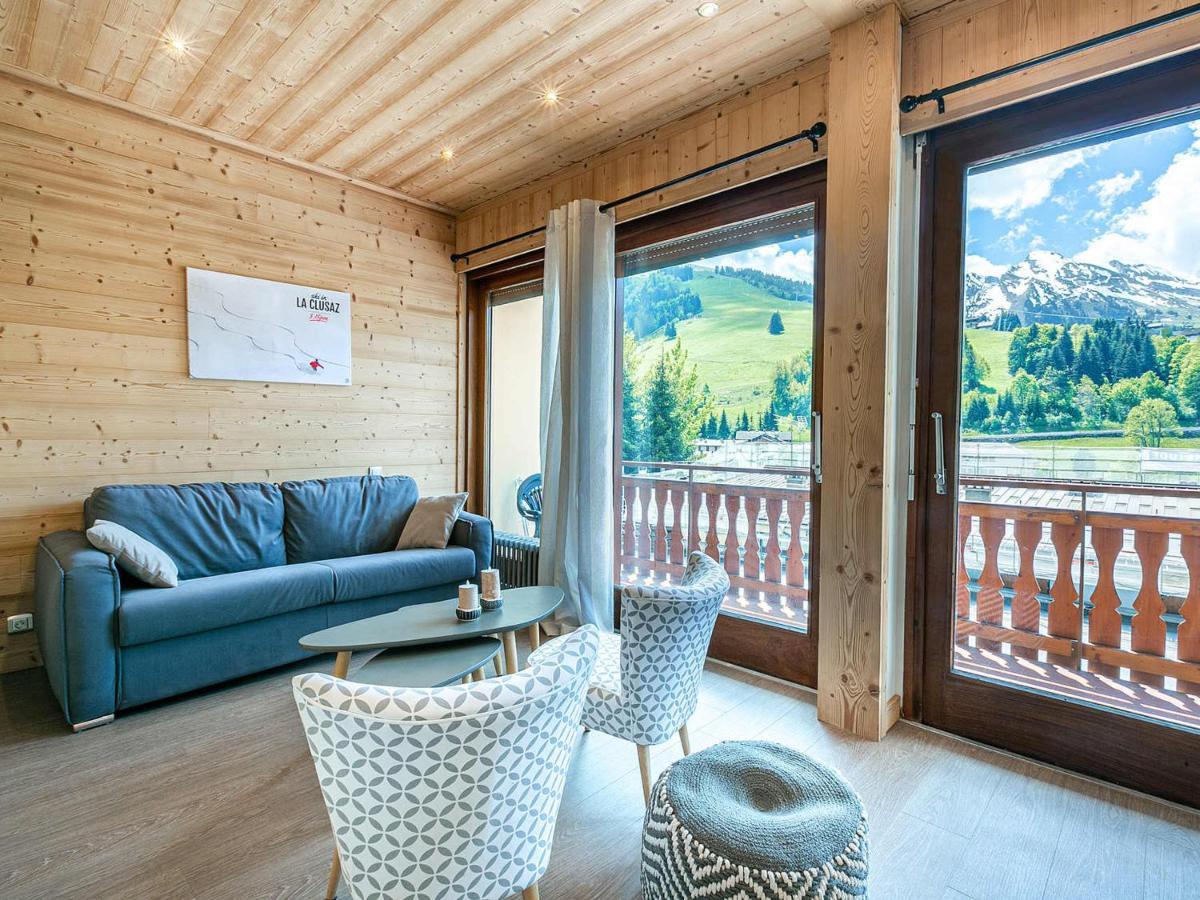 Grand Studio Cabine, Balcon, Parking, Centre La Clusaz - Fr-1-437-85 Exterior photo